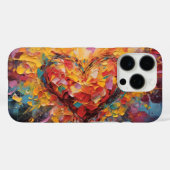 Herzformen in 3D in lebhaften Farben Case-Mate iPhone Hülle (Rückseite (Horizontal))