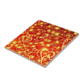 Herzformen Muster-25622 Fliese (Seite)