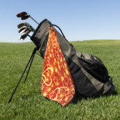 Herzformen Muster-25622 Golfhandtuch (Gras)