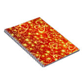 Herzformen Muster-25622 Notizblock (Rechte Seite)