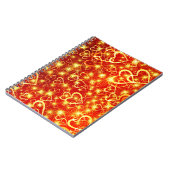 Herzformen Muster-25622 Notizblock (Linke Seite)