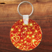Herzformen Muster-25622 Schlüsselanhänger (Rückseite)