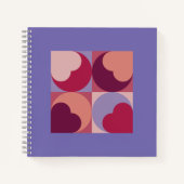 Herzformen Notizblock (Vorderseite)