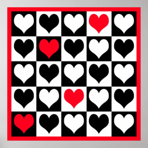 Herzformen Poster