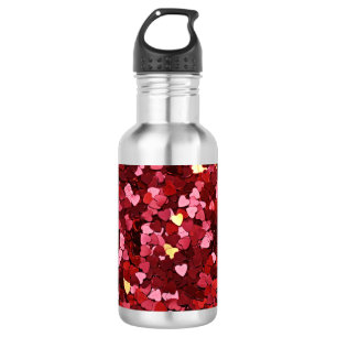 Herzformen Textur-20622 Edelstahlflasche