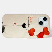 Herzförmige Balloons Case-Mate iPhone Hülle (Rückseite (Horizontal))