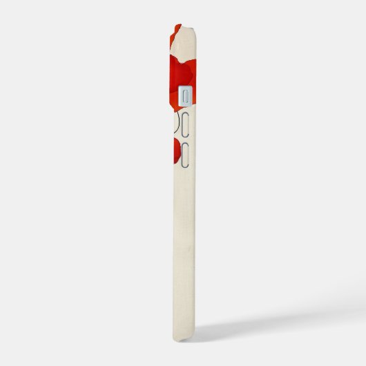 Herzförmige Balloons iPhone 15 Hülle (Linke Seite)