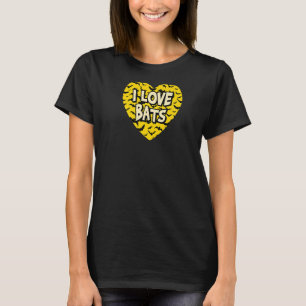 Herzförmige Bat-Liebe für Bat 1 T-Shirt