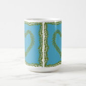 Herzförmige Blatt-Tasse Kaffeetasse (Mittel)