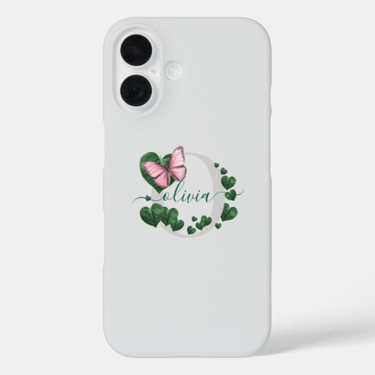 Herzförmige Blätter Bouquet Case-Mate iPhone Hülle (Rückseite)