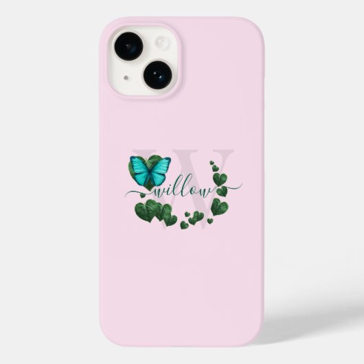 Herzförmige Blätter Bouquet Case-Mate iPhone Hülle (Rückseite)