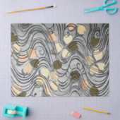 Herzförmige Blätter im Wasser Seidenpapier (Basteln)