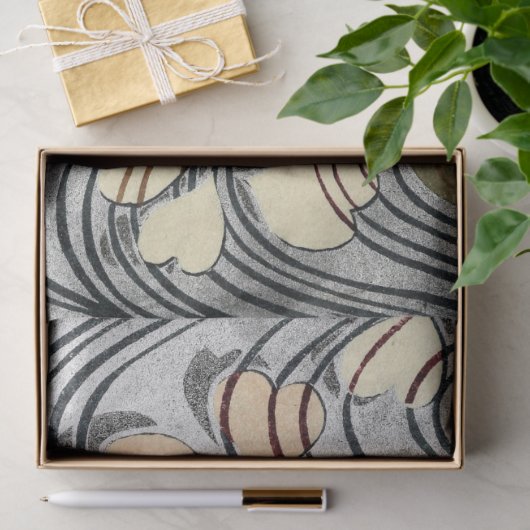 Herzförmige Blätter im Wasser Seidenpapier (Geschenk)