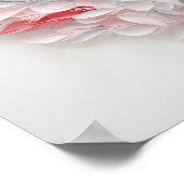 Herzförmige bunte Federwolke Poster (Ecke)
