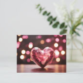 Herzförmige Containerbaume innerhalb Postkarte (Stehend Vorderseite)