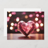 Herzförmige Containerbaume innerhalb Postkarte (Vorne/Hinten)