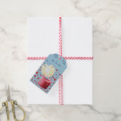 Herzförmige Flammenkerze romantisches Design Geschenkanhänger (Mit Garn)