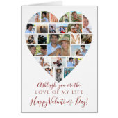Herzförmige Fotocollage Valentinstag (Vorne)