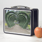 Herzförmige Hecke Metall Brotdose (Beispiel)