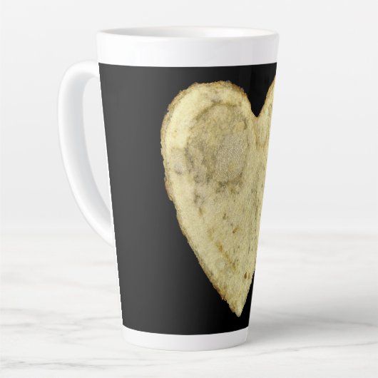 Herzförmige Kartoffelchip Milchtasse (Linke Ecke)