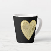 Herzförmige Kartoffelchip Milchtasse (Rechte Ecke)
