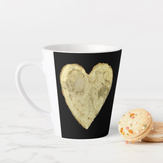 Herzförmige Kartoffelchip Milchtasse (Beispiel)