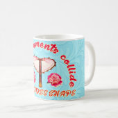 herzförmige Kunst Kaffeetasse (VorderseiteRechts)