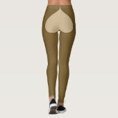 Herzförmige Leggings (Rückseite)