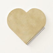 Herzförmige mittelalterliche Musikhandschrift Perg Notizbuch (Rückseite)