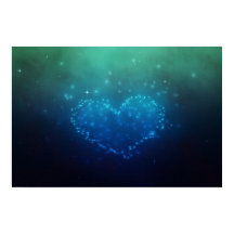 Herzförmige Nachtstars