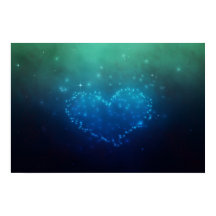 Herzförmige Nachtstars