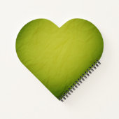 Herzförmige Rasen-Blume Schmetterling Notizblock (Rückseite)