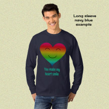 Herzförmige Regenbogenfarben