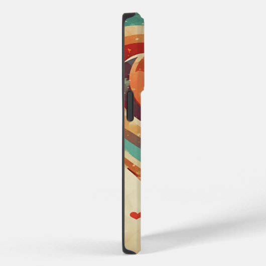 Herzförmige Retro Case-Mate iPhone Hülle (Rückseite / Rechts)