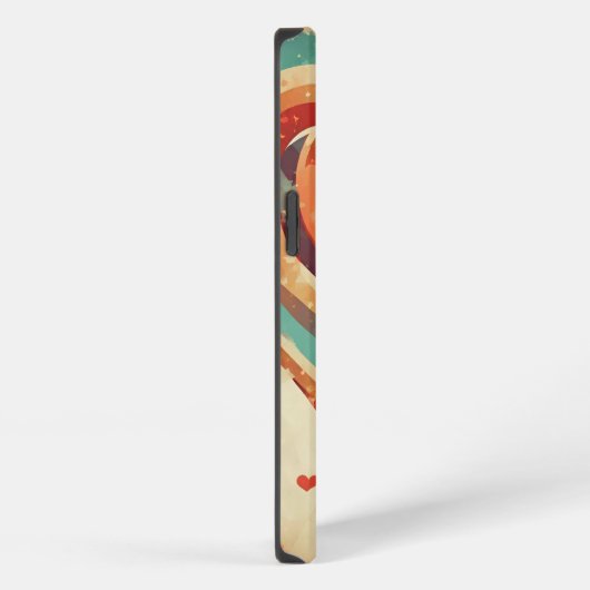 Herzförmige Retro iPhone Hülle (Rechte Seite)