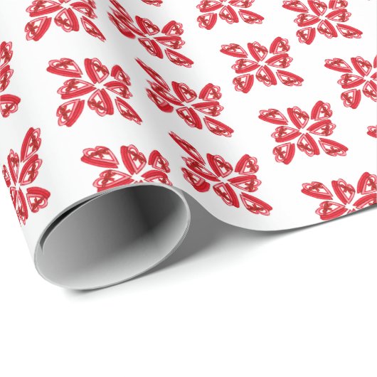 Herzförmige Schokoladenverpackungen Geschenkpapier (Rolleneckpunkt)