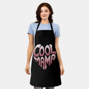 Herzförmige Typografie: COOLES MAMA Schürze