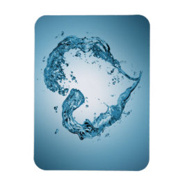 Herzförmige Wasserablagerungen Magnet