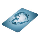 Herzförmige Wasserablagerungen Magnet (Linke Seite)