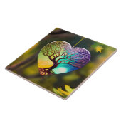 Herzförmiger Baum von Lebensschmuck Fliese (Seite)