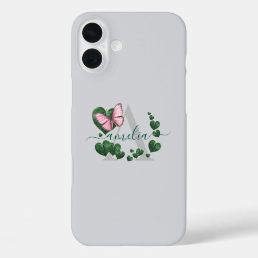 Herzförmiger Blätterstrauß Case-Mate iPhone Hülle (Rückseite)