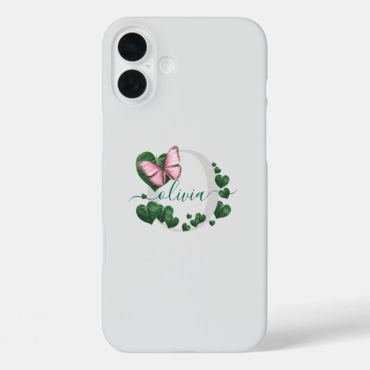 Herzförmiger Blätterstrauß Case-Mate iPhone Hülle (Rückseite)