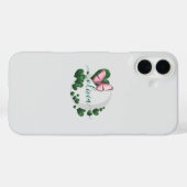 Herzförmiger Blätterstrauß Case-Mate iPhone Hülle (Rückseite (Horizontal))