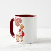 Herzförmiger Formschnitt Tasse (Vorderseite Links)
