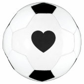 Herzförmiger Fußball für Geschenke oder Spiel (Vorderseite)