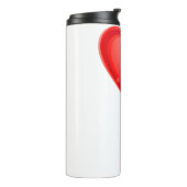 herzförmiger Lutscher Thermosbecher (Nach links gedreht)