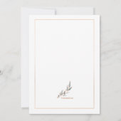 Herzförmiges Foto Ankündigung Datum freihalten (Rückseite)