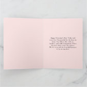 Herzförmiges Foto I Liebe U Valentine Card Karte (Innenseite)