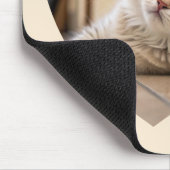 Herzförmiges Katzen-Design Mousepad (Ecke)
