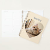 Herzförmiges Katzen-Design Planer (Anzeige)